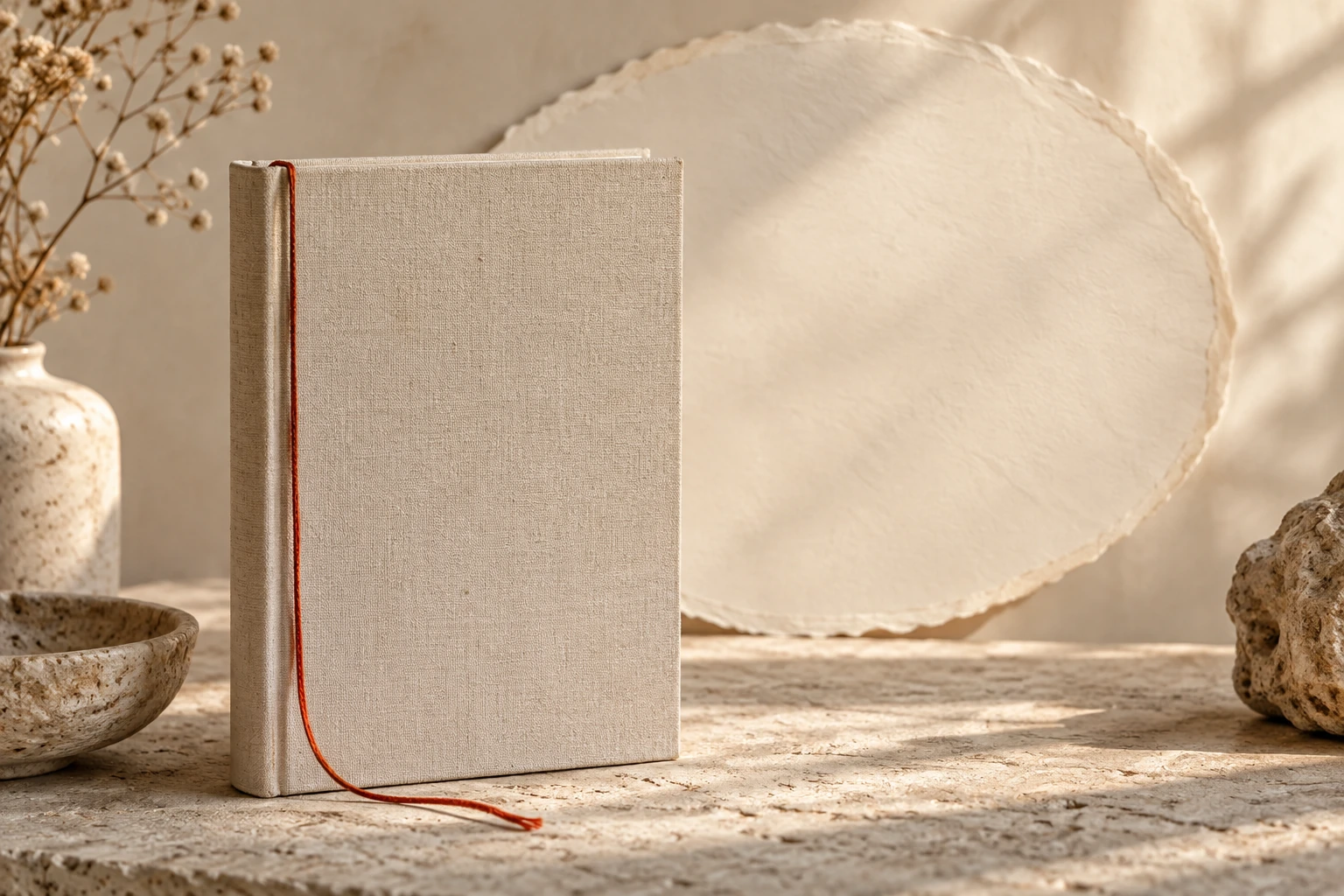Rencontrer le livre — composition éditoriale en matières et objets.